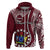 June 15 Mangaia Gospel Day Mangaia Cook Islands Hoodie Maroon Version LT14 - Polynesian Pride