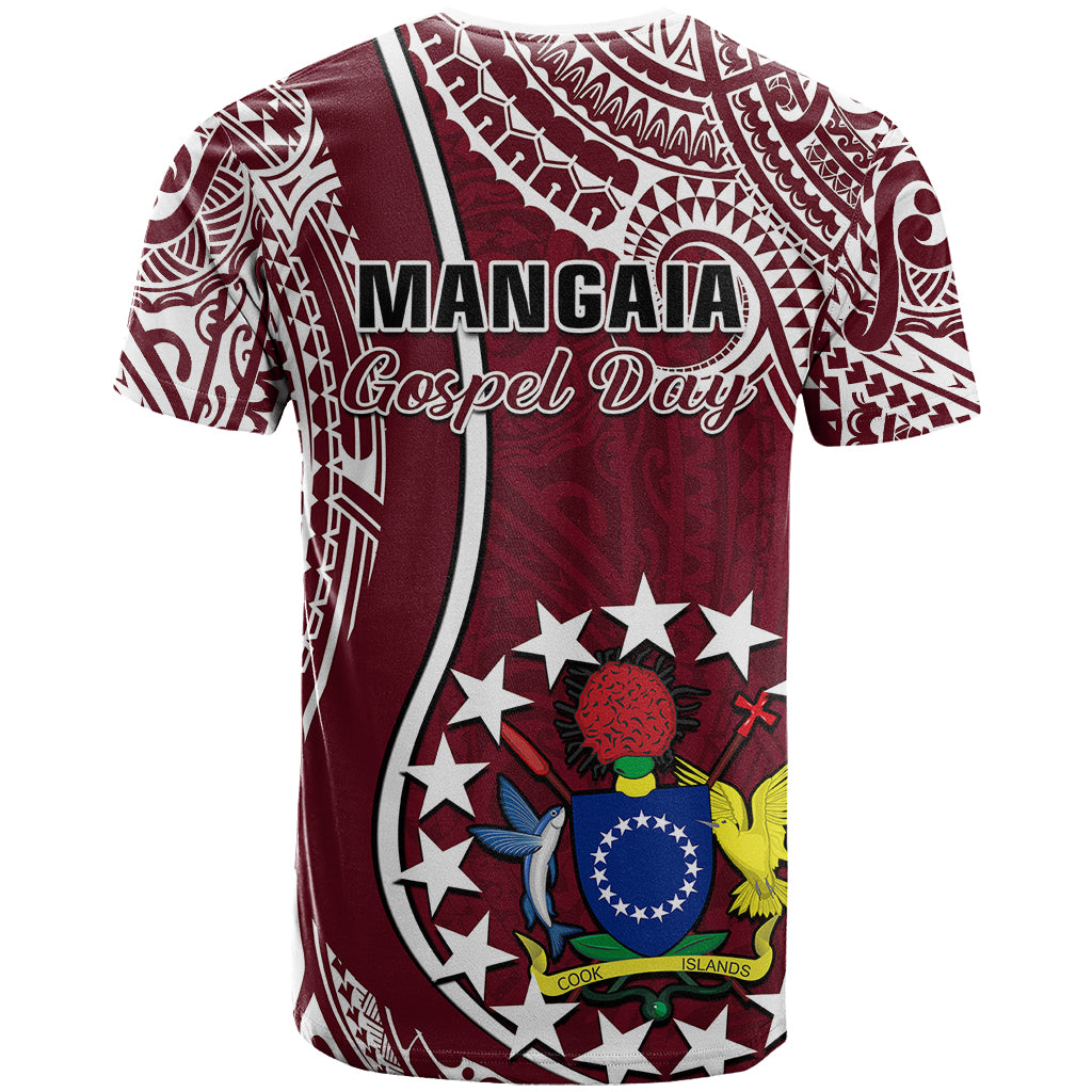 June 15 Mangaia Gospel Day Mangaia Cook Islands T Shirt Maroon Version LT14 - Polynesian Pride