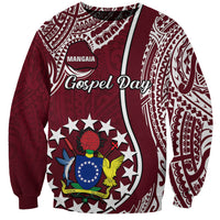 Personalised June 15 Mangaia Gospel Day Mangaia Cook Islands Sweatshirt Maroon Version LT14 Unisex Maroon - Polynesian Pride