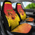 Custom Papua New Guinea Cricket Car Seat Cover 2024 Go PNG