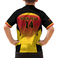 Custom Papua New Guinea Cricket Family Matching Puletasi and Hawaiian Shirt 2024 Go PNG LT14 - Polynesian Pride