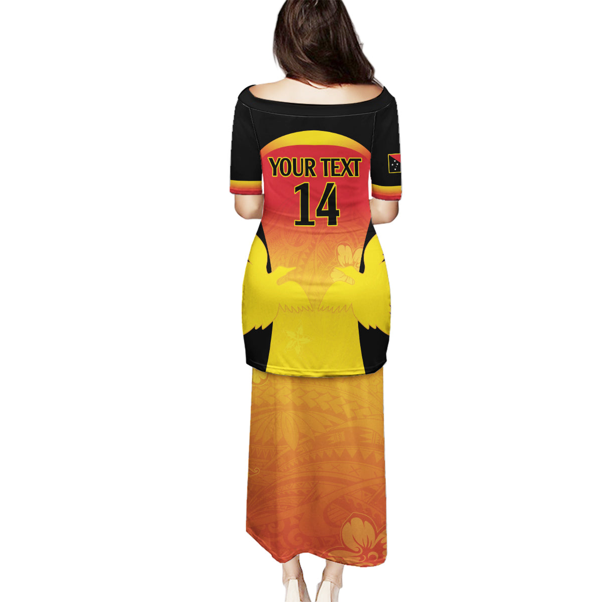 Custom Papua New Guinea Cricket Family Matching Puletasi and Hawaiian Shirt 2024 Go PNG LT14 - Polynesian Pride