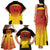Custom Papua New Guinea Cricket Family Matching Tank Maxi Dress and Hawaiian Shirt 2024 Go PNG
