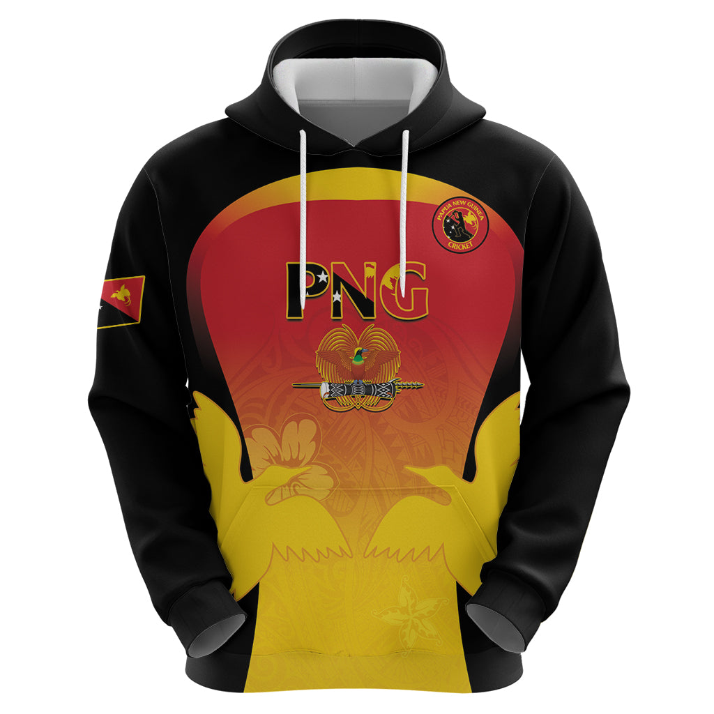 Custom Papua New Guinea Cricket Hoodie 2024 Go PNG