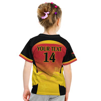 Custom Papua New Guinea Cricket Kid T Shirt 2024 Go PNG