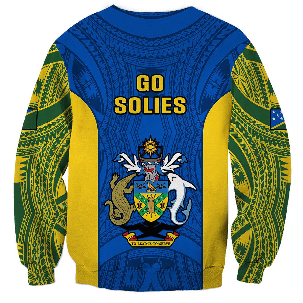 Solomon Islands Rugby Sweatshirt Pacific Go Solies LT14 - Polynesian Pride