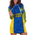 Personalised Solomon Islands Rugby Hoodie Dress Pacific Go Solies LT14 Blue - Polynesian Pride