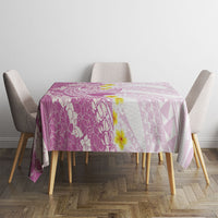 Purple Hawaii Shark Tattoo Tablecloth Puakenikeni Lei Plumeria Polynesian Pattern LT14 - Polynesian Pride