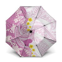 Purple Hawaii Shark Tattoo Umbrella Puakenikeni Lei Plumeria Polynesian Pattern