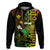 Paddle Board Hawaii Hoodie Molokai 2 Oahu World Championships Kakau Pattern LT14 Black - Polynesian Pride