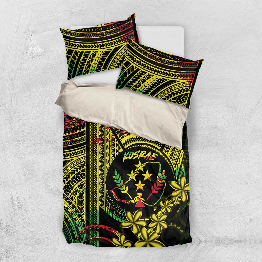 Reggae Kosrae Liberation Day Bedding Set September 8 Polynesian Tattoo - Polynesian Pride