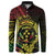 Reggae Kosrae Liberation Day Button Sweatshirt September 8 Polynesian Tattoo - Polynesian Pride