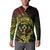 Reggae Kosrae Liberation Day Button Sweatshirt September 8 Polynesian Tattoo - Polynesian Pride