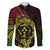 Reggae Kosrae Liberation Day Family Matching Long Sleeve Bodycon Dress and Hawaiian Shirt September 8 Polynesian Tattoo - Polynesian Pride
