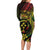 Reggae Kosrae Liberation Day Family Matching Long Sleeve Bodycon Dress and Hawaiian Shirt September 8 Polynesian Tattoo - Polynesian Pride