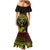 Reggae Kosrae Liberation Day Family Matching Mermaid Dress and Hawaiian Shirt September 8 Polynesian Tattoo - Polynesian Pride