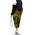 Reggae Kosrae Liberation Day Family Matching Off The Shoulder Long Sleeve Dress and Hawaiian Shirt September 8 Polynesian Tattoo - Polynesian Pride