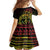 Reggae Kosrae Liberation Day Family Matching Off Shoulder Maxi Dress and Hawaiian Shirt September 8 Polynesian Tattoo - Polynesian Pride