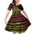 Reggae Kosrae Liberation Day Family Matching Off Shoulder Short Dress and Hawaiian Shirt September 8 Polynesian Tattoo - Polynesian Pride