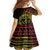Reggae Kosrae Liberation Day Family Matching Summer Maxi Dress and Hawaiian Shirt September 8 Polynesian Tattoo - Polynesian Pride
