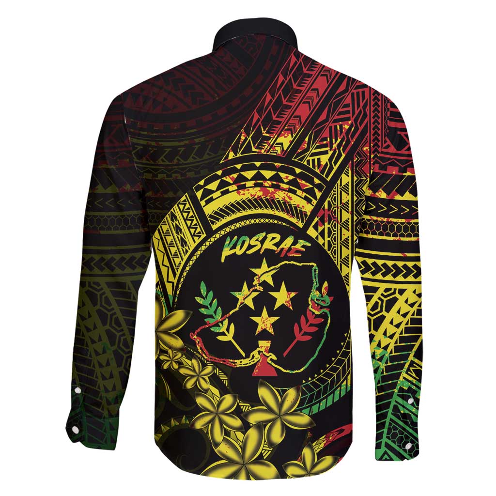 Reggae Kosrae Liberation Day Family Matching Tank Maxi Dress and Hawaiian Shirt September 8 Polynesian Tattoo - Polynesian Pride