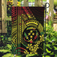 Reggae Kosrae Liberation Day Garden Flag September 8 Polynesian Tattoo - Polynesian Pride