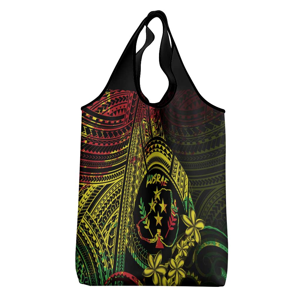 Reggae Kosrae Liberation Day Grocery Bag September 8 Polynesian Tattoo - Polynesian Pride