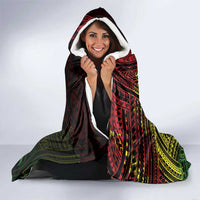 Reggae Kosrae Liberation Day Hooded Blanket September 8 Polynesian Tattoo - Polynesian Pride
