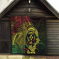 Reggae Kosrae Liberation Day Quilt September 8 Polynesian Tattoo - Polynesian Pride