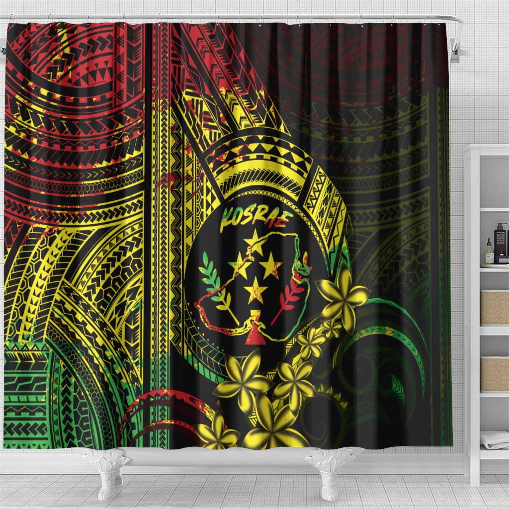 Reggae Kosrae Liberation Day Shower Curtain September 8 Polynesian Tattoo - Polynesian Pride