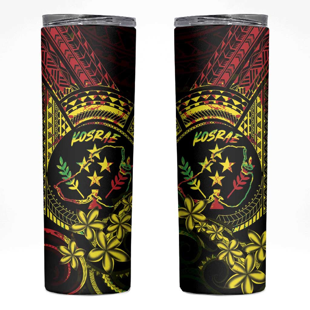 Reggae Kosrae Liberation Day Skinny Tumbler September 8 Polynesian Tattoo - Polynesian Pride