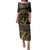 Gold Kosrae Liberation Day Family Matching Puletasi and Hawaiian Shirt September 8 Polynesian Tattoo - Polynesian Pride