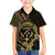 Gold Kosrae Liberation Day Kid Hawaiian Shirt September 8 Polynesian Tattoo - Polynesian Pride