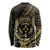 Gold Kosrae Liberation Day Long Sleeve Shirt September 8 Polynesian Tattoo - Polynesian Pride
