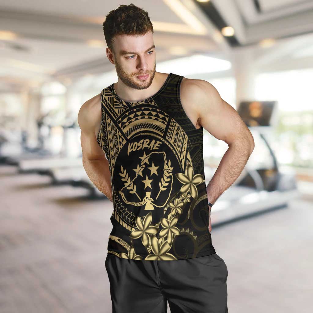 Gold Kosrae Liberation Day Men Tank Top September 8 Polynesian Tattoo - Polynesian Pride