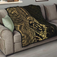 Gold Kosrae Liberation Day Quilt September 8 Polynesian Tattoo - Polynesian Pride