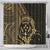 Gold Kosrae Liberation Day Shower Curtain September 8 Polynesian Tattoo - Polynesian Pride