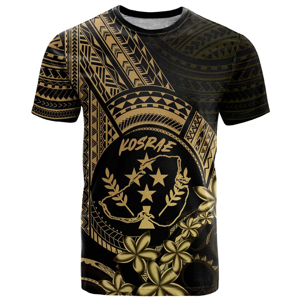 Gold Kosrae Liberation Day T Shirt September 8 Polynesian Tattoo - Polynesian Pride