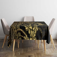 Gold Kosrae Liberation Day Tablecloth September 8 Polynesian Tattoo - Polynesian Pride