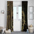 Gold Kosrae Liberation Day Window Curtain September 8 Polynesian Tattoo - Polynesian Pride