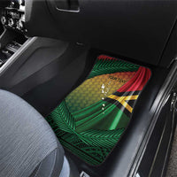 Long Live Vanuatu Independence Day Car Mats 45th Anniversary Woven Pattern - Polynesian Pride
