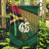Long Live Vanuatu Independence Day Garden Flag 45th Anniversary Woven Pattern - Polynesian Pride