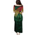 Personalised Long Live Vanuatu Independence Day Puletasi 45th Anniversary Woven Pattern - Polynesian Pride