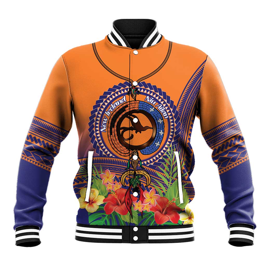 PNG New Ireland Province Baseball Jacket Niu Ailan Necklace Polynesian Tattoo - Polynesian Pride