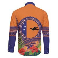 PNG New Ireland Province Family Matching Off The Shoulder Long Sleeve Dress and Hawaiian Shirt Niu Ailan Necklace Polynesian Tattoo - Polynesian Pride