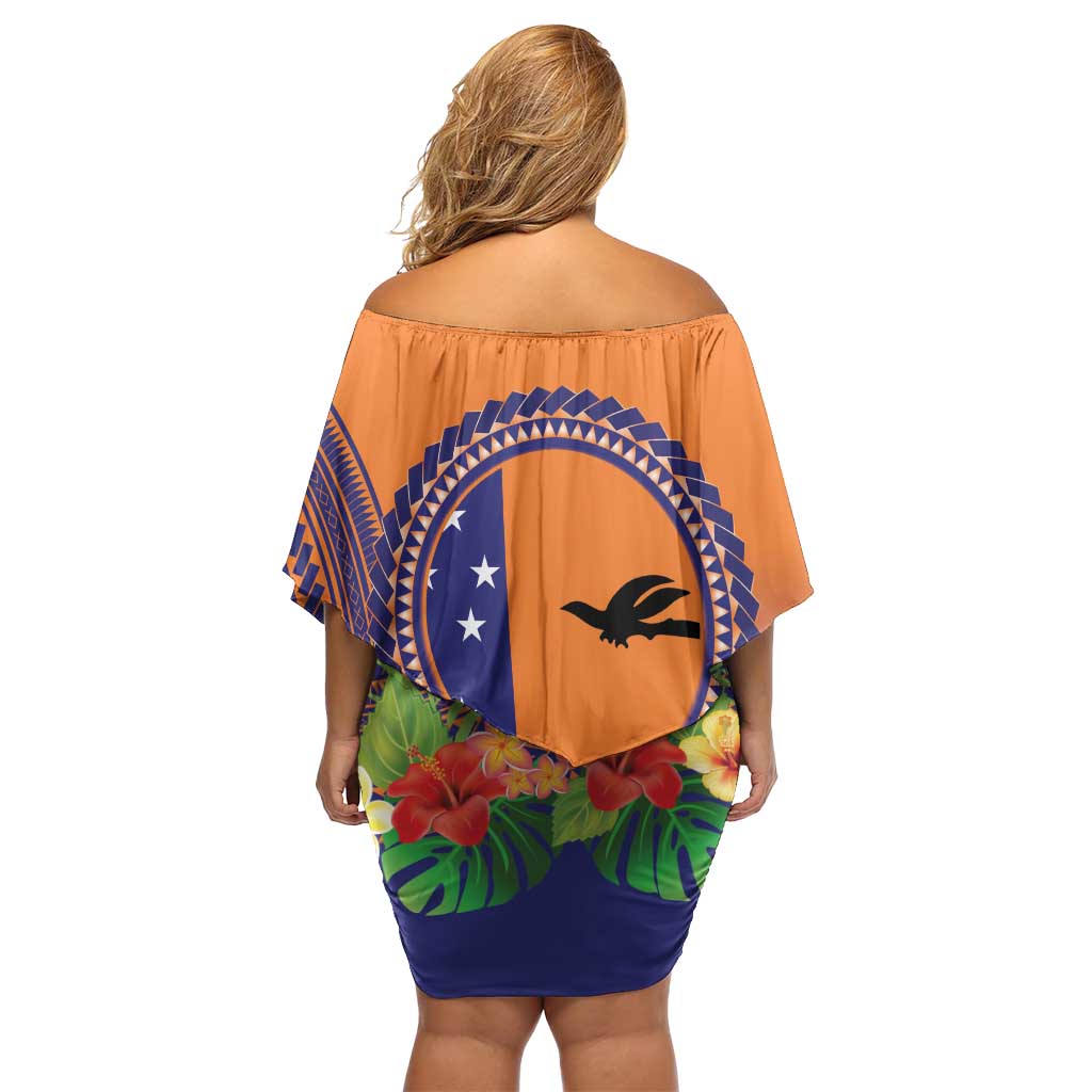 PNG New Ireland Province Family Matching Off Shoulder Short Dress and Hawaiian Shirt Niu Ailan Necklace Polynesian Tattoo - Polynesian Pride
