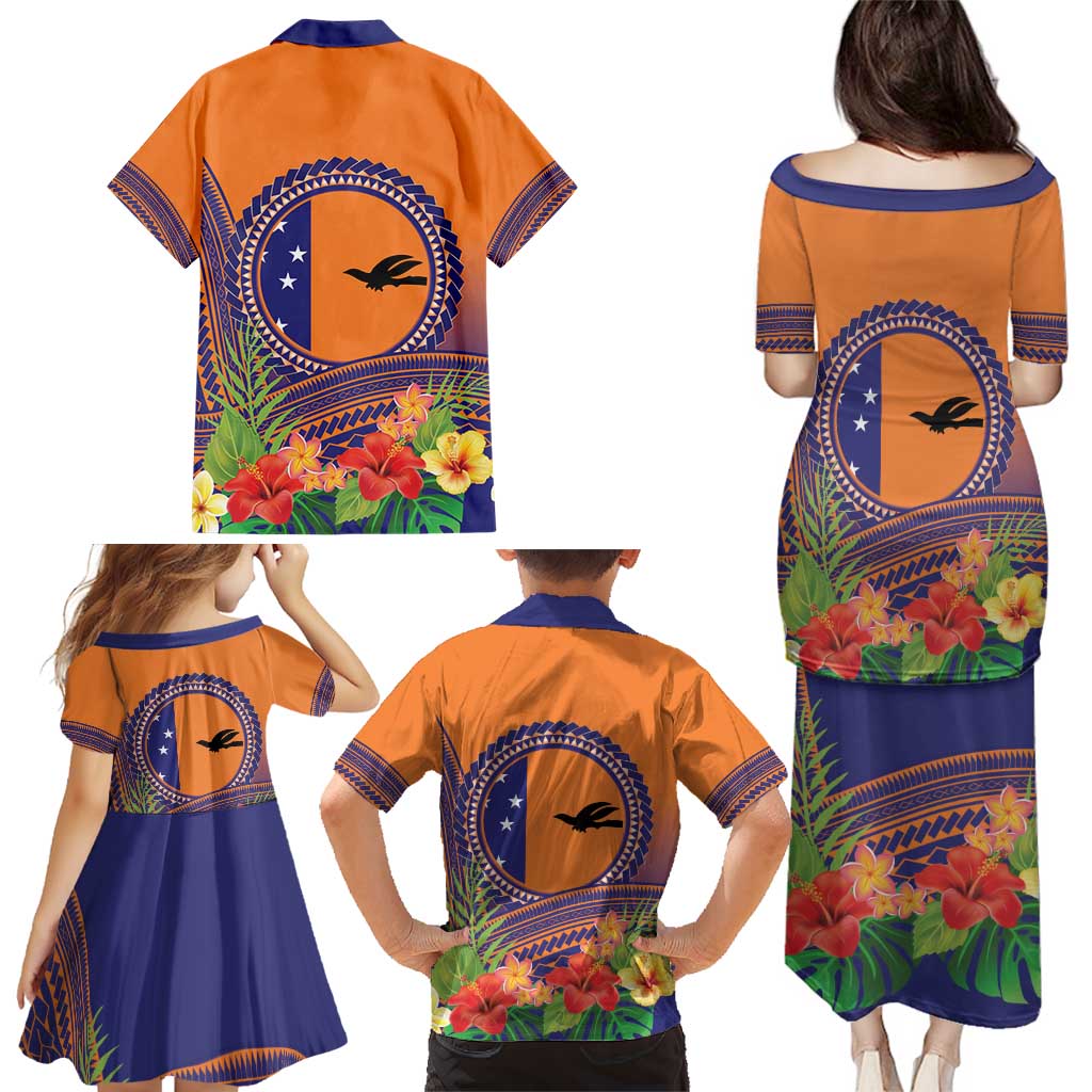 PNG New Ireland Province Family Matching Puletasi and Hawaiian Shirt Niu Ailan Necklace Polynesian Tattoo - Polynesian Pride