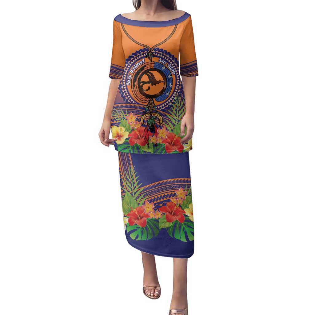 PNG New Ireland Province Family Matching Puletasi and Hawaiian Shirt Niu Ailan Necklace Polynesian Tattoo - Polynesian Pride