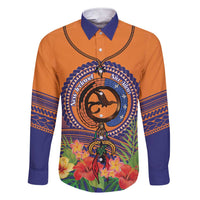 PNG New Ireland Province Family Matching Short Sleeve Bodycon Dress and Hawaiian Shirt Niu Ailan Necklace Polynesian Tattoo - Polynesian Pride