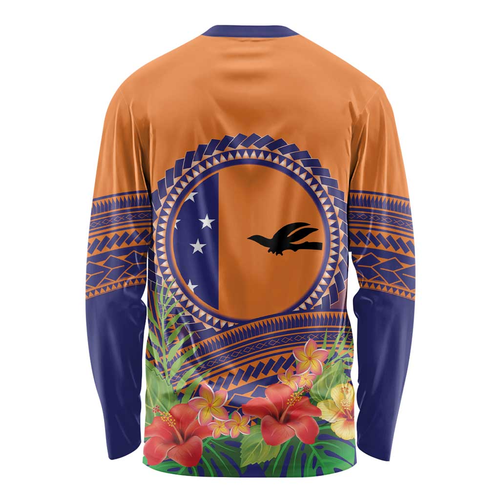 PNG New Ireland Province Long Sleeve Shirt Niu Ailan Necklace Polynesian Tattoo - Polynesian Pride